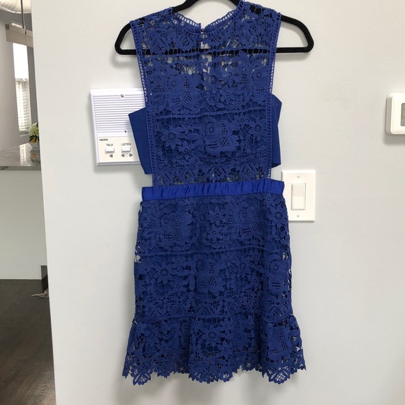 Romeo and Juliette Couture Royal Blue Dress - Picture 1 of 4